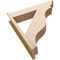 Ekena Millwork 7 1/2-in W x 34-in D x 38-in H Funston Trad Rough Cedar Woodgrain TimberThane Outlooker, Primed Tan OUTUR075X34X38FST04RCPR - alternate 5